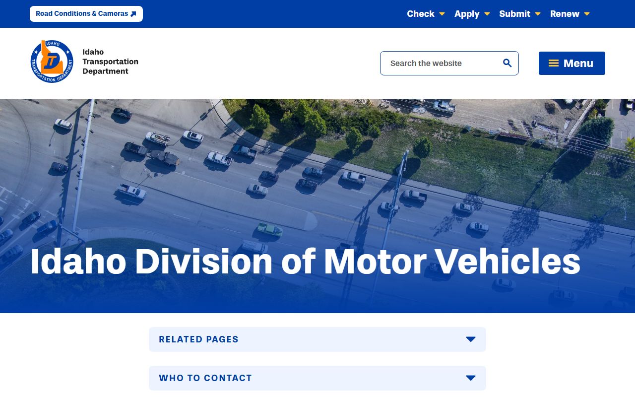 Nez Perce County traffic court records Idaho DMV driver record page